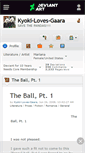 Mobile Screenshot of kyoki-loves-gaara.deviantart.com