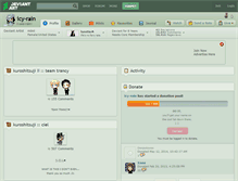 Tablet Screenshot of icy-rain.deviantart.com