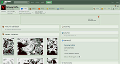 Desktop Screenshot of lenocarvalho.deviantart.com