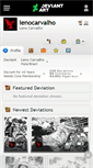 Mobile Screenshot of lenocarvalho.deviantart.com