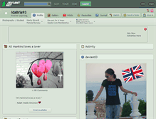 Tablet Screenshot of idabria93.deviantart.com