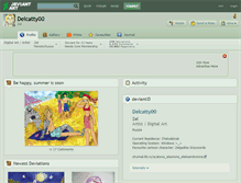 Tablet Screenshot of delcatty00.deviantart.com