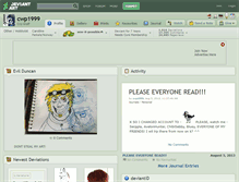 Tablet Screenshot of cwp1999.deviantart.com