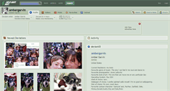 Desktop Screenshot of ambergarvin.deviantart.com
