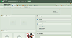 Desktop Screenshot of capcomixxx.deviantart.com