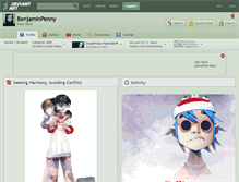 Tablet Screenshot of benjaminpenny.deviantart.com