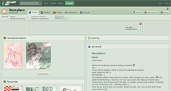 Desktop Screenshot of iduckyrawr.deviantart.com