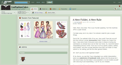 Desktop Screenshot of coolfashionclub.deviantart.com