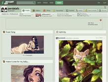 Tablet Screenshot of pandatails.deviantart.com