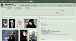 Desktop Screenshot of gallery-obscure.deviantart.com