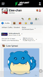 Mobile Screenshot of elee-chan.deviantart.com