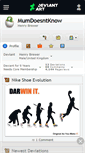 Mobile Screenshot of mumdoesntknow.deviantart.com