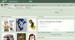 Desktop Screenshot of miatzu.deviantart.com