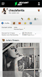 Mobile Screenshot of chaulafanita.deviantart.com