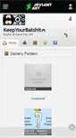 Mobile Screenshot of keepyourbatshit.deviantart.com