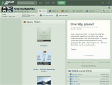 Tablet Screenshot of keepyourbatshit.deviantart.com