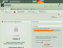 Tablet Screenshot of heleannor.deviantart.com
