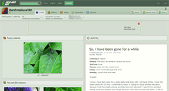 Desktop Screenshot of marshmallowsyay.deviantart.com