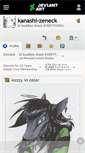 Mobile Screenshot of kanashi-zeneck.deviantart.com