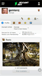 Mobile Screenshot of gemlenz.deviantart.com