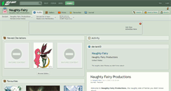 Desktop Screenshot of naughty-fairy.deviantart.com