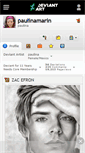 Mobile Screenshot of paulinamarin.deviantart.com