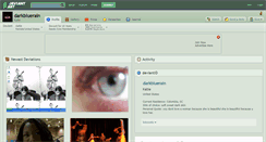 Desktop Screenshot of darkbluerain.deviantart.com