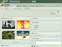 Tablet Screenshot of gernika.deviantart.com