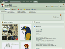 Tablet Screenshot of ninten360.deviantart.com