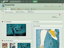 Tablet Screenshot of pixelated-pixie.deviantart.com