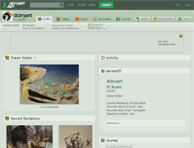 Tablet Screenshot of dcbryant.deviantart.com