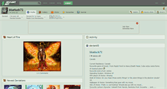Desktop Screenshot of blueluck72.deviantart.com