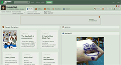 Desktop Screenshot of invadernad.deviantart.com