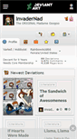 Mobile Screenshot of invadernad.deviantart.com