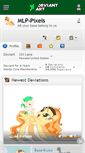 Mobile Screenshot of mlp-pixels.deviantart.com