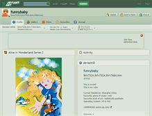 Tablet Screenshot of funnybaby.deviantart.com