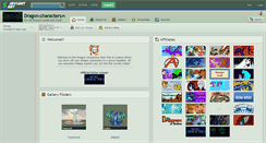 Desktop Screenshot of dragon-characters.deviantart.com