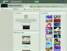 Tablet Screenshot of dragon-characters.deviantart.com