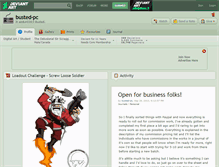 Tablet Screenshot of busted-pc.deviantart.com
