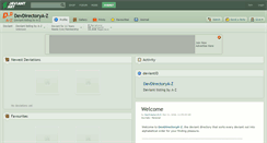 Desktop Screenshot of devdirectorya-z.deviantart.com