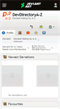 Mobile Screenshot of devdirectorya-z.deviantart.com