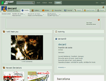 Tablet Screenshot of deccard.deviantart.com