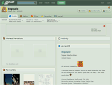 Tablet Screenshot of bogusplz.deviantart.com