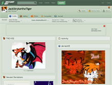 Tablet Screenshot of jackstrykerthetiger.deviantart.com