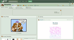 Desktop Screenshot of maluquinha.deviantart.com
