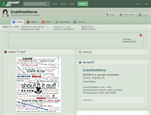 Tablet Screenshot of endofthemillenia.deviantart.com
