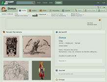 Tablet Screenshot of ekeeya.deviantart.com