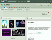 Tablet Screenshot of bbh-design.deviantart.com