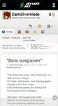 Mobile Screenshot of darksilverblade.deviantart.com