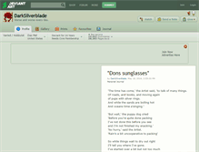 Tablet Screenshot of darksilverblade.deviantart.com